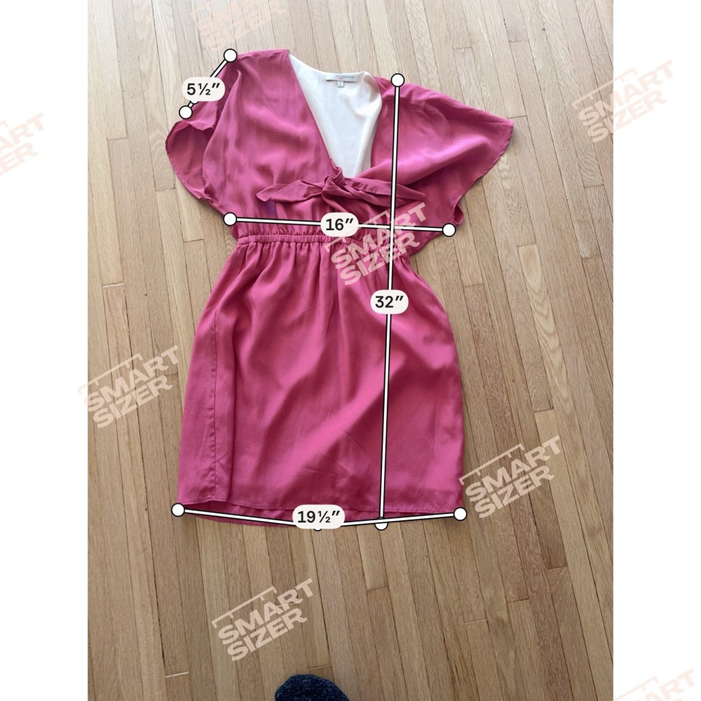Lavender Brown Raspberry Dress - Picture 5 of 5
